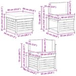 vidaXL Záhradná súprava gaučov 8 pcs Biela a krémová – Obrázok 8
