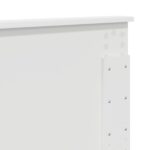 vidaXL Rám postele s čelnou doskou Biela 140 x 190 cm Kompozitné drevo – Obrázok 11