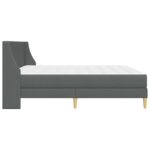 vidaXL Rám postele s matracom Tmavo šedá 180 x 200 cm látka – Obrázok 7