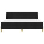 vidaXL Rám postele s matracom Čierny 180 x 200 cm látka – Obrázok 6