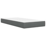 vidaXL Rám postele s matracom Tmavo šedá 90 x 190 cm látka – Obrázok 5