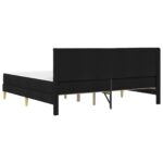 vidaXL Rám postele s matracom Čierny 180 x 200 cm látka – Obrázok 8