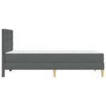 vidaXL Rám postele s matracom Tmavo šedá 90 x 190 cm látka – Obrázok 7