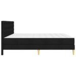 vidaXL Rám postele s matracom Čierny 180 x 200 cm látka – Obrázok 7