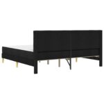vidaXL Rám postele s matracom Čierny 180 x 200 cm látka – Obrázok 8