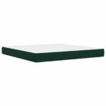 vidaXL Rám postele s čelnou doskou Čierna 180 x 200 cm Zamat – Obrázok 5