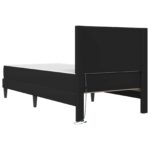 vidaXL Rám postele s LED pásikmi Čierna 90 x 190 cm Umelá koža – Obrázok 10