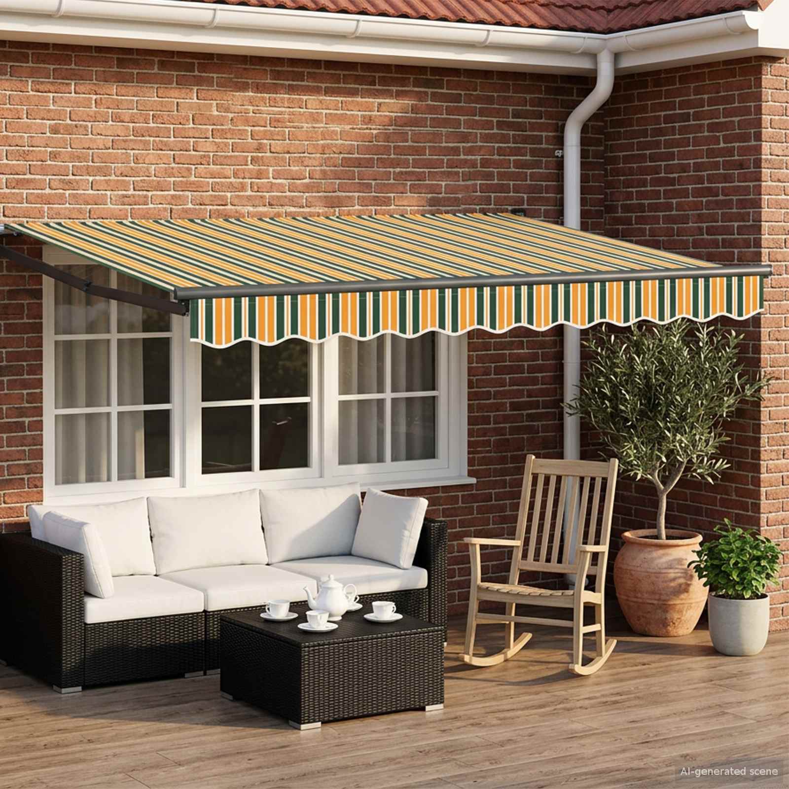 3419358_1.jpg vidaXL Ručná vysúvacia markíza s LED 2,5 x 2 m 100% polyester a hliník – Obrázok 1