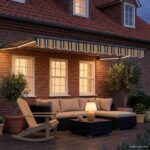 vidaXL Ručná vysúvacia markíza s LED 2,5 x 2 m 100% polyester a hliník – Obrázok 3