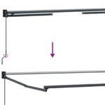 vidaXL Ručná vysúvacia markíza s LED 4 x 2 m 100% polyester a hliník – Obrázok 11