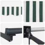 vidaXL Ručná vysúvacia markíza s LED 4 x 2 m 100% polyester a hliník – Obrázok 9
