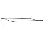 vidaXL Ručný rám markízy s LED Žltá, Biela, Antracitová 4 x 2 m – Obrázok 4