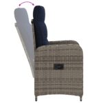 vidaXL Záhradná jedálenská súprava 5 pcs polyratan – Obrázok 6
