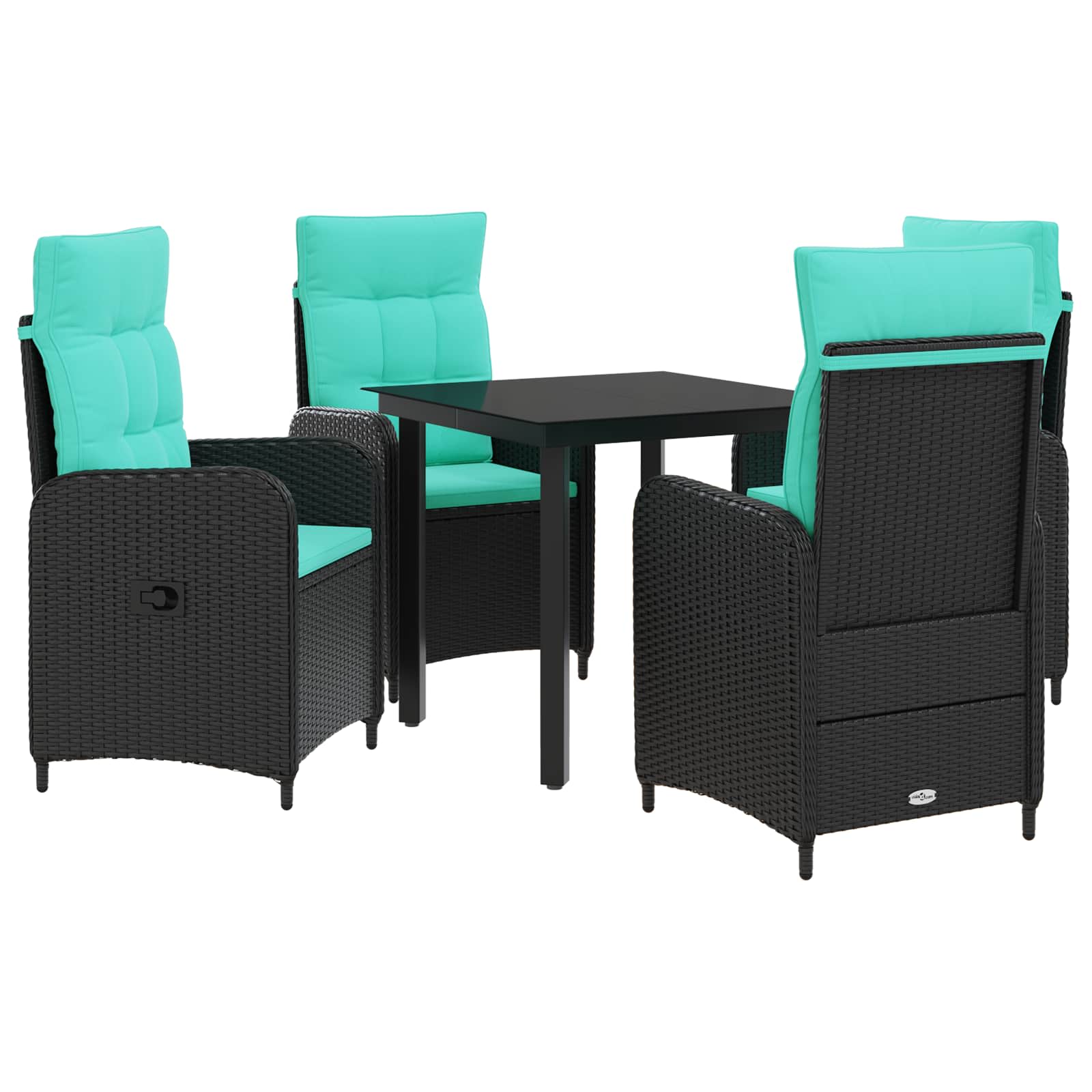 3422477_1.jpg vidaXL Súprava stolíkov k pohovke s vankúšom s vankúšom 5 pcs – Obrázok 1
