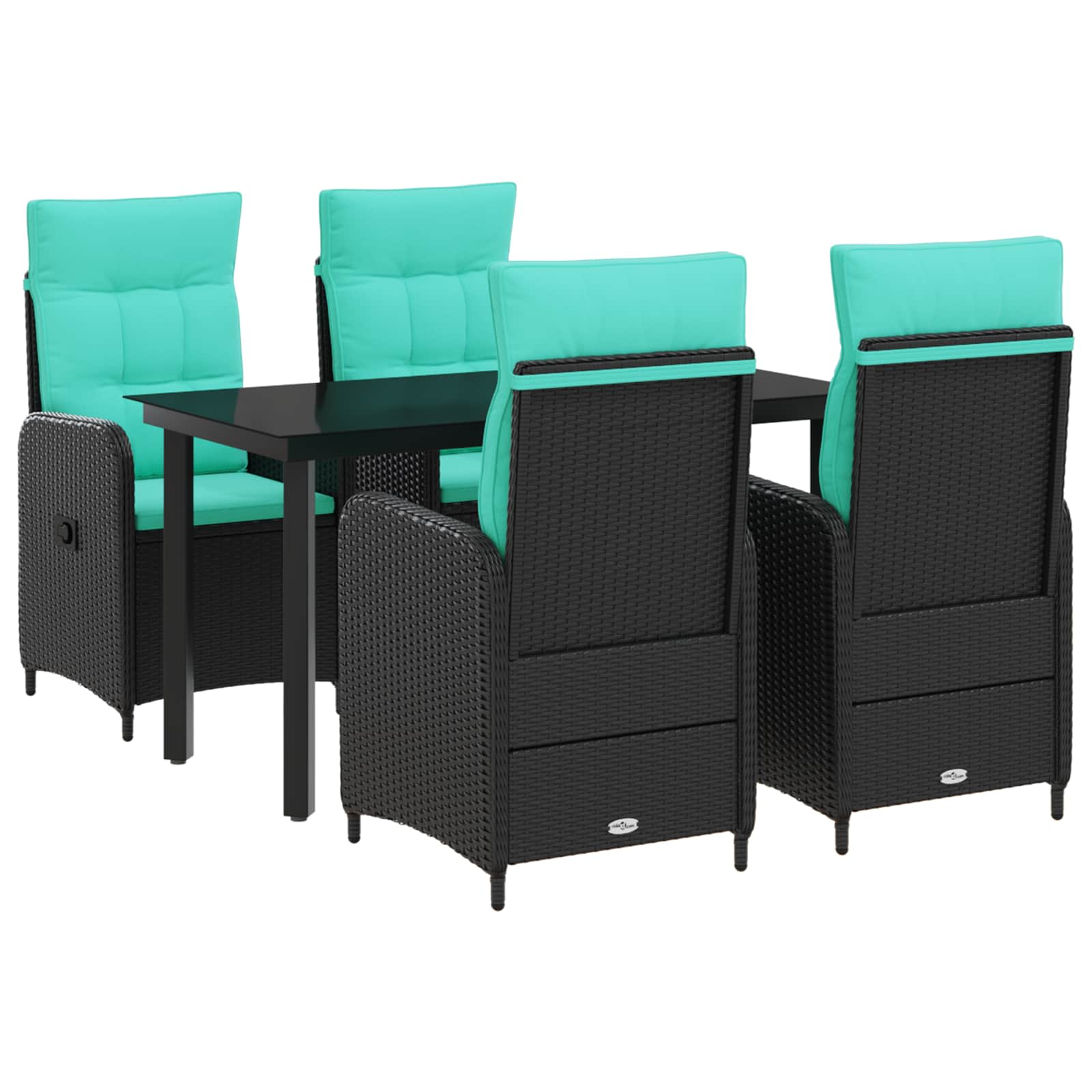 3422482_1.jpg vidaXL Súprava stolíkov k pohovke s vankúšom s vankúšom 5 pcs – Obrázok 1
