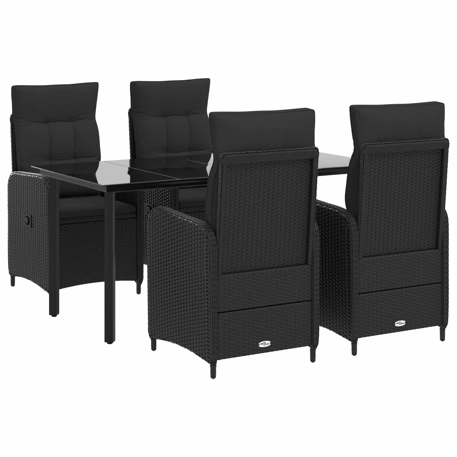 3422484_1.jpg vidaXL Súprava stolíkov k pohovke s vankúšom s vankúšom 5 pcs – Obrázok 1