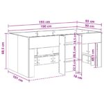 vidaXL Rám postele pre deti na vysokej posteli 2 pcs Biela 90 x 190 cm – Obrázok 9