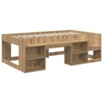 vidaXL Detská posteľová konštrukcia so skladovaním Dub artisan – Obrázok 3