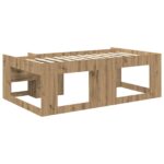 vidaXL Detská posteľová konštrukcia so skladovaním Dub artisan – Obrázok 5