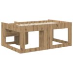 vidaXL Detská posteľová konštrukcia so skladovaním Dub artisan – Obrázok 5