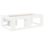 vidaXL Detská posteľová konštrukcia so skladovaním Biela 90 x 190 cm – Obrázok 5