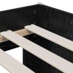 vidaXL Detská vysoká posteľ s pultom Čierna 75 x 190 cm – Obrázok 6