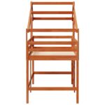 vidaXL Rám podkrovnej postele Vosková Hnedá 90 x 190 cm – Obrázok 7