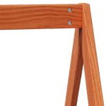 vidaXL Rám podkrovnej postele Vosková Hnedá 90 x 190 cm – Obrázok 9