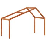 vidaXL Rám podkrovnej postele Vosková Hnedá 90 x 190 cm – Obrázok 4