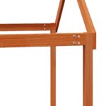 vidaXL Rám podkrovnej postele Vosková Hnedá 90 x 190 cm – Obrázok 9