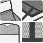 vidaXL Záhradný nábytok 5 pcs Antracit Železo a oceľ – Obrázok 7