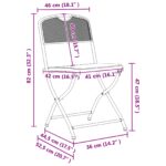 vidaXL Záhradný nábytok 5 pcs Antracitová Železo a oceľ – Obrázok 9