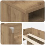 vidaXL Loftová posteľ s kabinetom 3 ks Dub artisan Kompozitné drevo – Obrázok 6