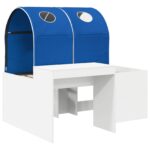 vidaXL Posteľ s Tunelom 4 pcs Artisian dub a modrá Kompozitné drevo – Obrázok 3