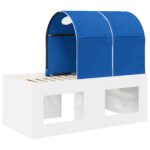 vidaXL Posteľ s Tunelom 4 pcs Artisian dub a modrá Kompozitné drevo – Obrázok 8