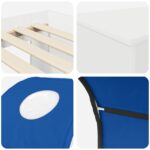 vidaXL Posteľ s Tunelom 4 pcs Artisian dub a modrá Kompozitné drevo – Obrázok 9