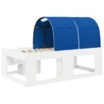 vidaXL Posteľ s Tunelom 4 pcs Biela a modrá Kompozitné drevo – Obrázok 8