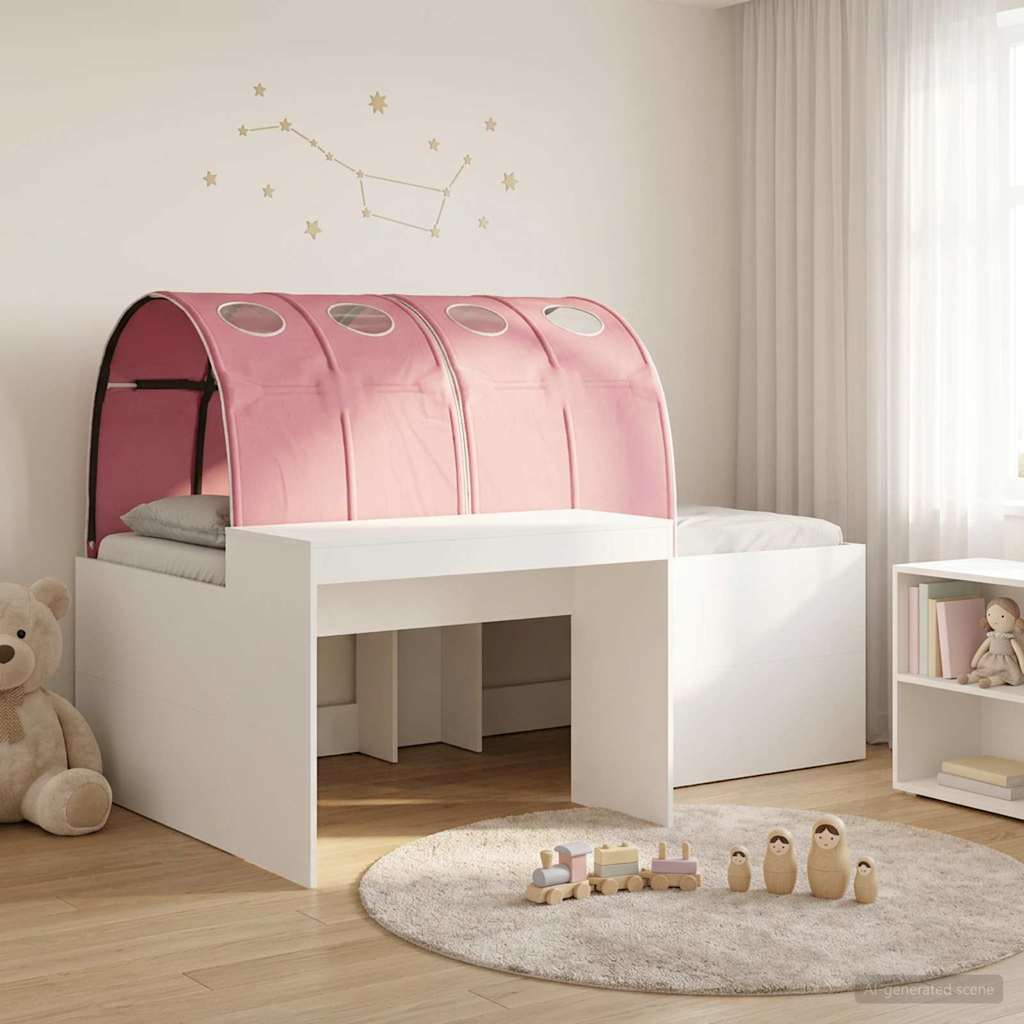 3423656_1.jpg vidaXL Posteľ s tunelom 4 pcs Artisian dub a ružová Kompozitné drevo – Obrázok 1