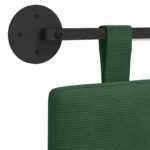 vidaXL Závesné čelo postele Jungle Green Kordúrová tkanina – Obrázok 10