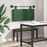 vidaXL Závesné čelo postele Jungle Green Kordúrová tkanina – Obrázok 4