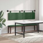 vidaXL Závesné čelo postele Jungle Green Kordúrová tkanina – Obrázok 4