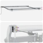 vidaXL Textília na slnečník Piesková 600 × 350 cm Polyester – Obrázok 8