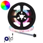 vidaXL LED pás 12 pcs Čierna a priehľadná 350 mm Meď a plast