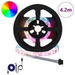 vidaXL LED pás 12 pcs Čierna a priehľadná 350 mm Meď a plast – Obrázok 2