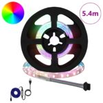 vidaXL LED pás 12 pcs Čierna a priehľadná 450 mm Meď a plast – Obrázok 2