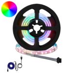 vidaXL LED pás 12 pcs Čierna a priehľadná 550 mm Meď a plast