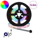 vidaXL LED pás 12 pcs Čierna a priehľadná 550 mm Meď a plast – Obrázok 2