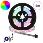 vidaXL LED pás 12 pcs Čierna a priehľadná 750 mm Meď a plast – Obrázok 2