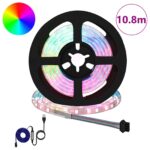 vidaXL LED pás 12 pcs Čierna a priehľadná 900 mm Meď a plast – Obrázok 2