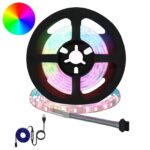vidaXL LED pás 12 pcs Čierna a priehľadná 1200 mm Meď a plast